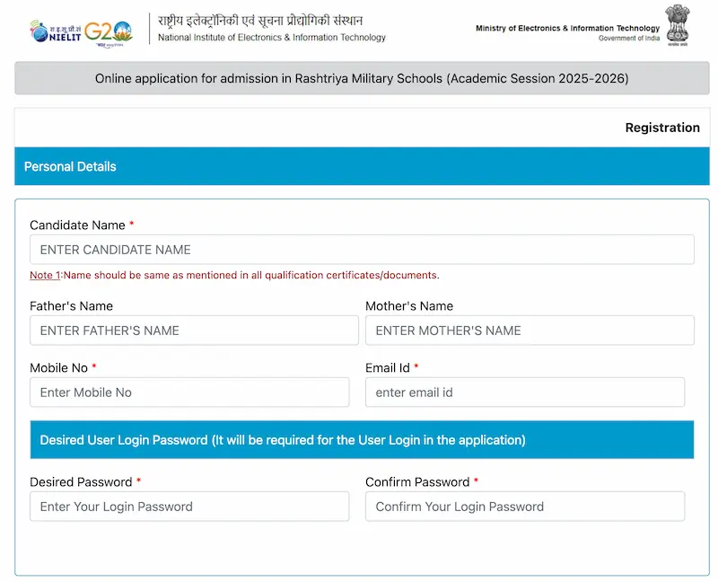 RMS Online form 2024